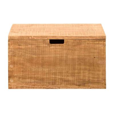 Leen Bakker - Opbergkist Ronald - Naturel - 37x67x37 Cm - Hout - Bruin