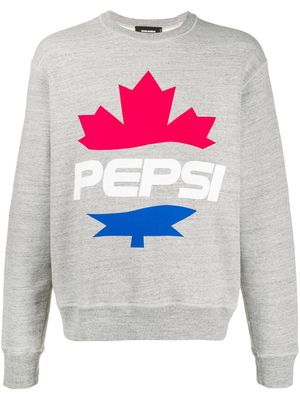 Dsquared2 Sweater met logoprint - Grijs