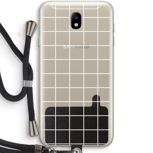 Rooster 2: Samsung Galaxy J7 (2017) Transparant Hoesje met koord