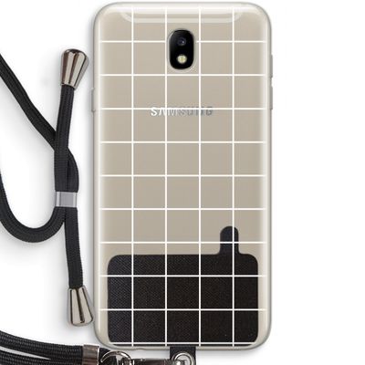 Rooster 2: Samsung Galaxy J7 (2017) Transparant Hoesje met koord