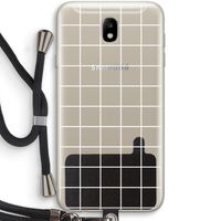 Rooster 2: Samsung Galaxy J7 (2017) Transparant Hoesje met koord