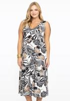 Yoek Jurk V-hals JARDIN | Wit | Maat 38/40