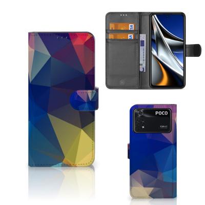 Xiaomi Poco X4 Pro 5G | Book Case | Polygon Dark
