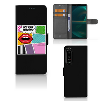 Sony Xperia 5III Wallet Case met Pasjes Popart Princess - thumbnail