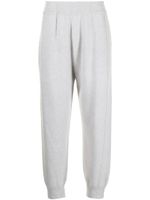 Helmut Lang pantalon de jogging à détail en velours côtelé - Gris
