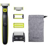 Philips Bodycare OneBlade Face + Body Scheerapparaat voor nat scheren Lichtgroen, Donkergrijs - thumbnail