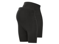 esmara Set van 2 korte zwangerschapsleggings (Zwart, XL (48/50))
