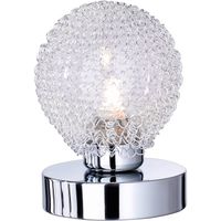 Led Tafellamp - Tafelverlichting - Trion Ware - G9 Fitting - Rond - Glans Chroom - Aluminium - thumbnail