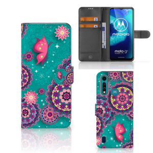 Motorola G8 Power Lite Hoesje Cirkels en Vlinders