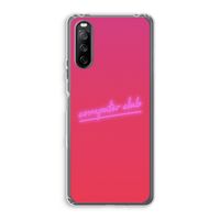 Vice Glow: Sony Xperia 10 III Transparant Hoesje