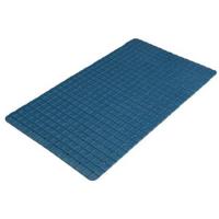 Urban Living Badkamer anti slip mat - rubber - donkerblauw - 39x69cm