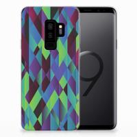 Samsung Galaxy S9 Plus | TPU Hoesje | Abstract Green Blue