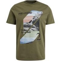 Pme Legend Male Shirts En Tops Ptss2405555 Short Sleeve R-neck Single Jersey