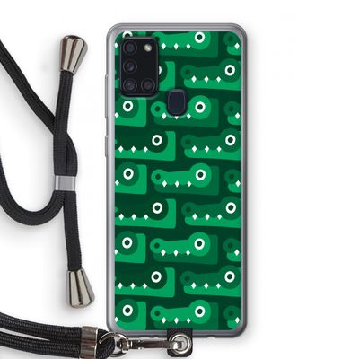 Crocs: Samsung Galaxy A21s Transparant Hoesje met koord