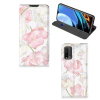 Xiaomi Poco M3 | Redmi 9T Smart Cover Lovely Flowers Xiaomi Poco M3 | Redmi 9T Smart Cover Lovely Flowers