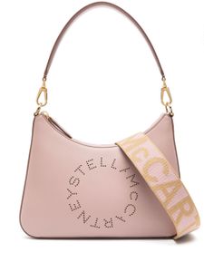 Stella McCartney petit sac porté épaule à logo - Rose