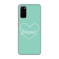 Forever heart pastel: Volledig geprint Samsung Galaxy S20 Hoesje