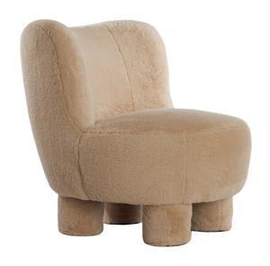 Light & Living Fauteuil Kamovu Teddy - Beige