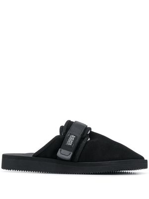 Suicoke slippers à attache scratch - Noir