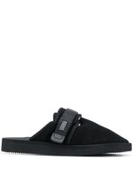 Suicoke slippers à attache scratch - Noir