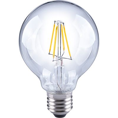 LED filament globelamp 5W 640 lumen E27 2700K 80mm