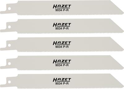 HAZET Recipro-sabelzaagbladen · 18 tanden/inch · schuine · gegolfde vertanding · totale lengte: 153 mm 9034P-R/5 · Lengte: 153 mm