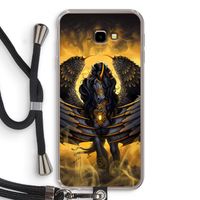 Pegasus: Samsung Galaxy J4 Plus Transparant Hoesje met koord Pegasus: Samsung Galaxy J4 Plus Transparant Hoesje met koord