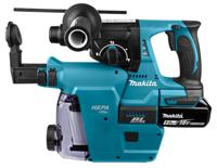 Makita dhr242rtjw 18v accu combi boorhamer | sds-plus | met stofafzuiging | li-ion 5.0ah - dhr242rtjw