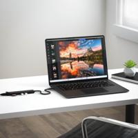 Satechi USB-C 7-in-1 Slim multiport adapter (ethernet) - Black