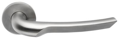 Formani deurkruk Rivio by Gensler GL102-G deurkruk geveerd op rozet - mat RVS