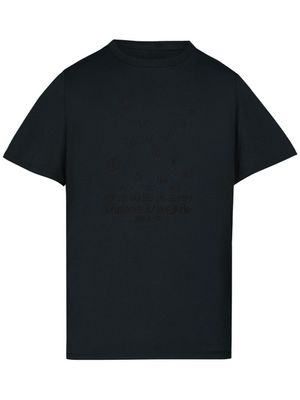 Maison Margiela t-shirt à logo Numeric brodé - Gris