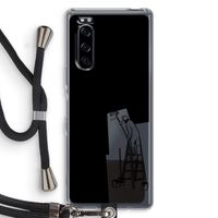 Musketon Painter: Sony Xperia 5 Transparant Hoesje met koord