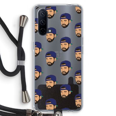 Drake Away: OnePlus Nord CE 5G Transparant Hoesje met koord