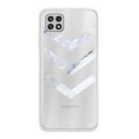 Marmeren pijlen: Samsung Galaxy A22 4G Transparant Hoesje