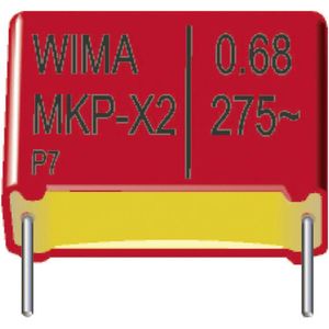 Wima MKP 10 0,33uF 5% 400V RM27,5 1 stuk(s) MKP-foliecondensator Radiaal bedraad 0.33 µF 400 V/DC 5 % 27.5 mm (l x b x h) 31.5 x 9 x 19 mm