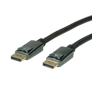 ROLINE DisplayPort Kabel, DP-DP, v1.2, M/M, 1 m