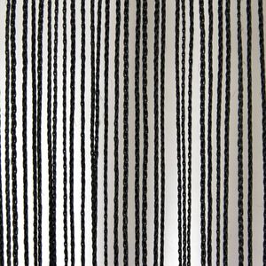 Wentex Pipe and drape spaghetti koordgordijn 300x600cm zwart