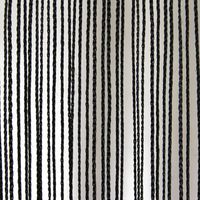 Wentex Pipe and drape spaghetti koordgordijn 300x600cm zwart - thumbnail