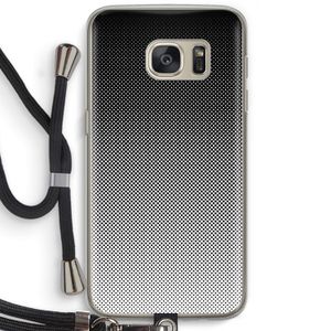 Musketon Halftone: Samsung Galaxy S7 Transparant Hoesje met koord