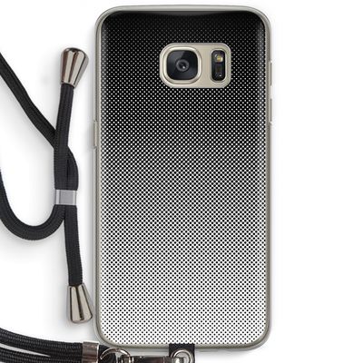 Musketon Halftone: Samsung Galaxy S7 Transparant Hoesje met koord