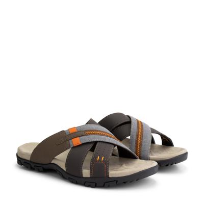 Travelin&apos; Men - slide - Bruin - Maat 41