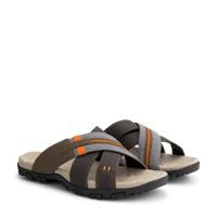 Travelin&apos; Men - slide - Bruin - Maat 41