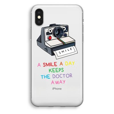 Smile: iPhone X Transparant Hoesje