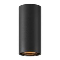 SLV Zwarte plafondspotAsto Tube cilinder - 1x GU10 - 1006439