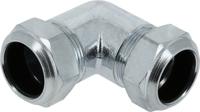 Bonfix Staalverzinkte knelfittingen - Kniekoppeling 105 - 2 x knel - 28mm x 28mm