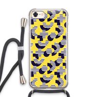 8-bit N°3: iPhone 7 Transparant Hoesje met koord