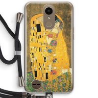 Der Kuss: LG K10 (2017) Transparant Hoesje met koord