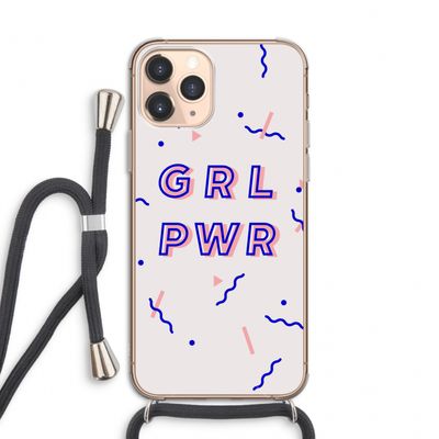 GRL PWR: iPhone 11 Pro Transparant Hoesje met koord