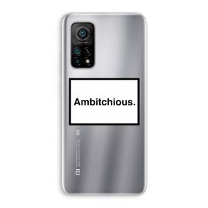 Ambitchious: Xiaomi Mi 10T 5G Transparant Hoesje