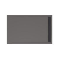 Xenz Easy Tray douchevloer - 140x90x5cm - acryl - zonder gootcover - antraciet 6947-05